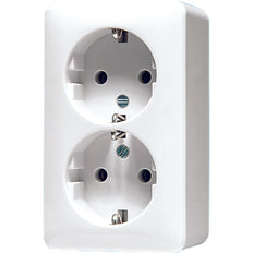 Jung AP600 Wall Outlet Box (WCD Switchgear) - 6020AWW