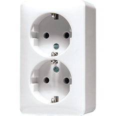 Jung AP600 Wall Outlet Box (WCD Switchgear) - 6020KIAWW