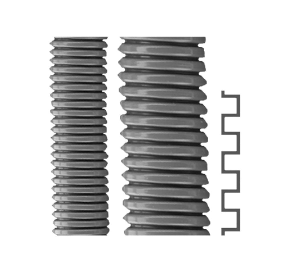 Flexa steinheimer ROHRFLEX Plastique strié Tuyau pour câble - 841720 [50 Mètres]