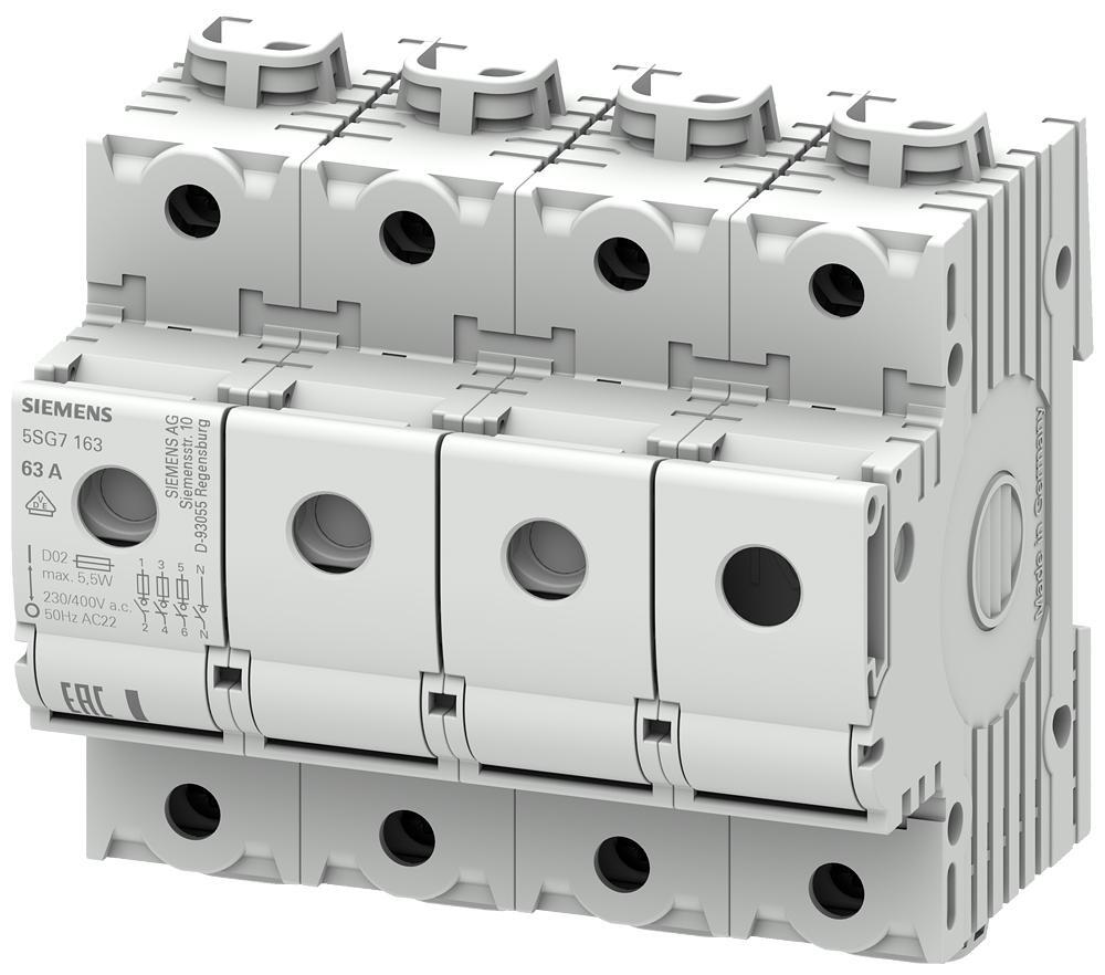 Siemens 5SG7 NEOZED Séparateur de charges à cartouche - 5SG7163