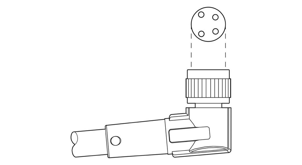 Phoenix Contact SAC-4P-5.0-PUR/M Sensor/Actor Cable With Connector - 1681897