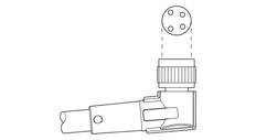 Phoenix Contact SAC-4P-5.0-PUR/M Sensor/Actor Cable With Connector - 1681897