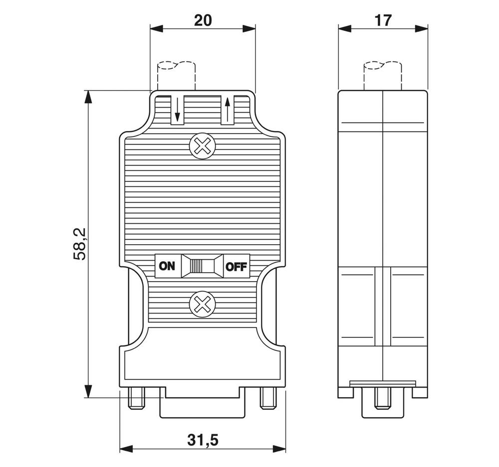Phoenix Contact Sub-D Connector - 2306566