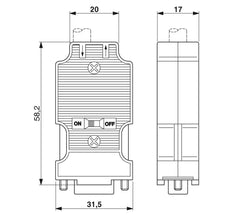 Phoenix Contact Sub-D Connector - 2306566