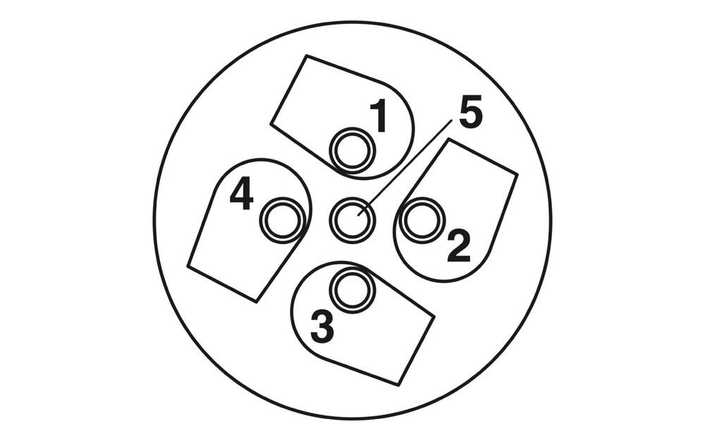 Phoenix Contact SACC Ronde (Industrial) Connecteur - 1542952