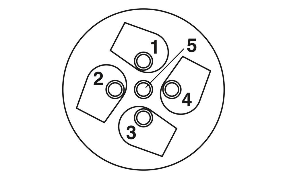 Phoenix Contact SACC Ronde (Industrial) Connecteur - 1543032