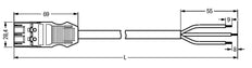 Wago Winsta Midi Patch Cord Installation De Bâtiment Ajustable - 771-9993/217-201