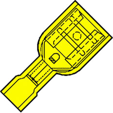 Klemko IS Core Connector Rond/plat - 101320 [100 Pièces]