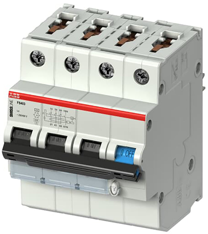 ABB FS403M 16A B-Char RCCB Avec Protection Contre Surcharge 3P+N - 2CCL564110E0165