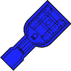 Klemko IS Core Connector Rond/plat - 101277 [100 Pièces]