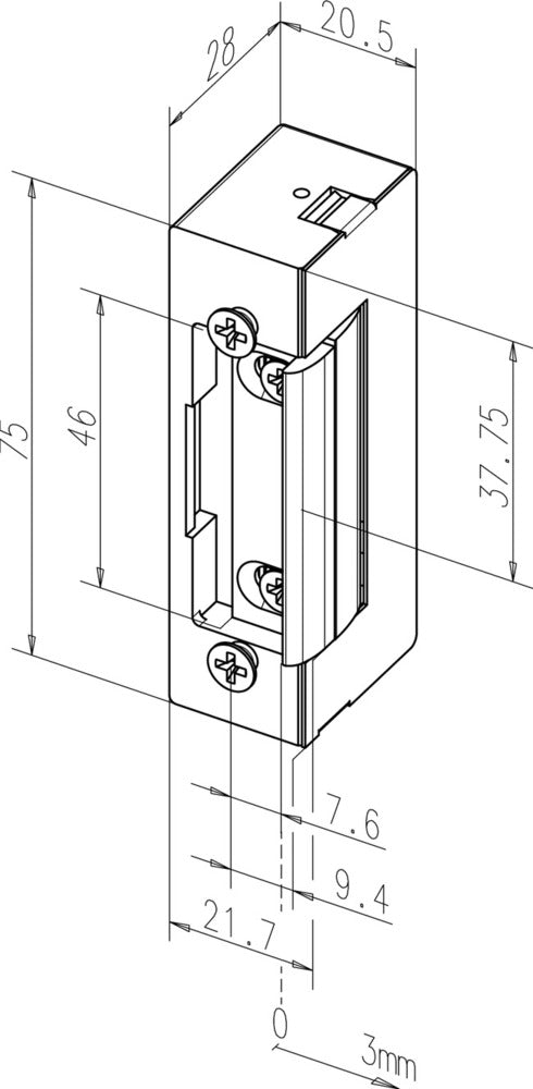 Assa Vema Electric Door Lock - 10003665