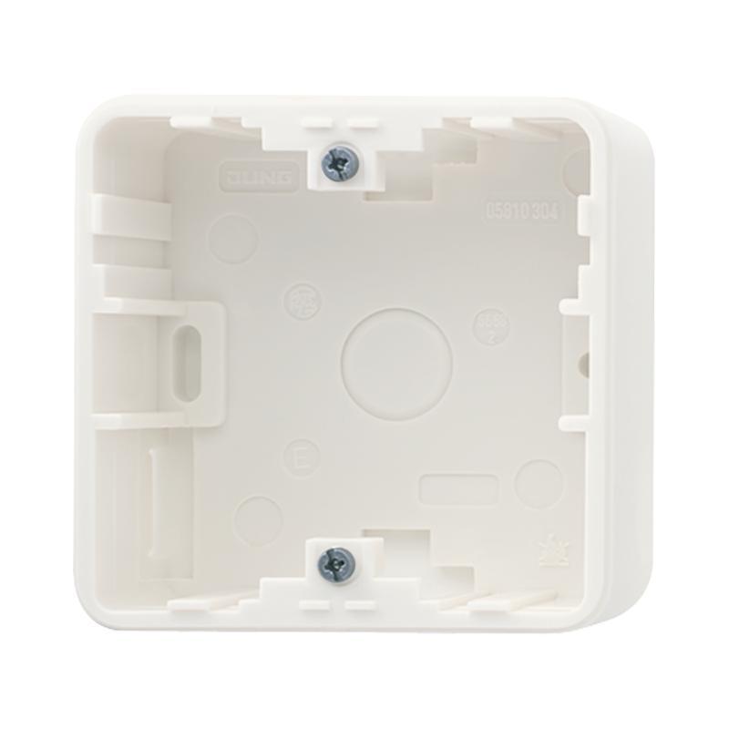 Jung CD500 Surface Mount Box recessed Switchgear - CD581AW-1