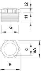 OBO Vis à Pression Pour Pivot - 2025299 [25 Pièces]