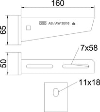 OBO Système de support de câble de console - 6419712