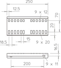 OBO Système de support de câble de connecteur LG - 6216545