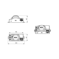 Interrupteur De Mouvement BEG Luxomat (complet) - 94401