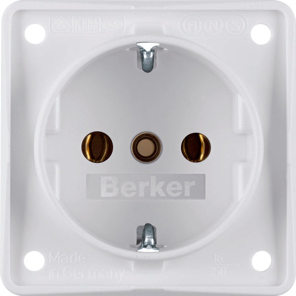 Hager Berker Integro Wall Outlet (WCD Switchgear) - 941852502