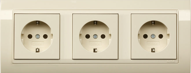 Gira Standard 55 Wall Socket Outlet (WCD Switchgear) - 0747021