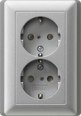 Prise de courant Murale Gira System 55 (appareillage WCD) - 078326
