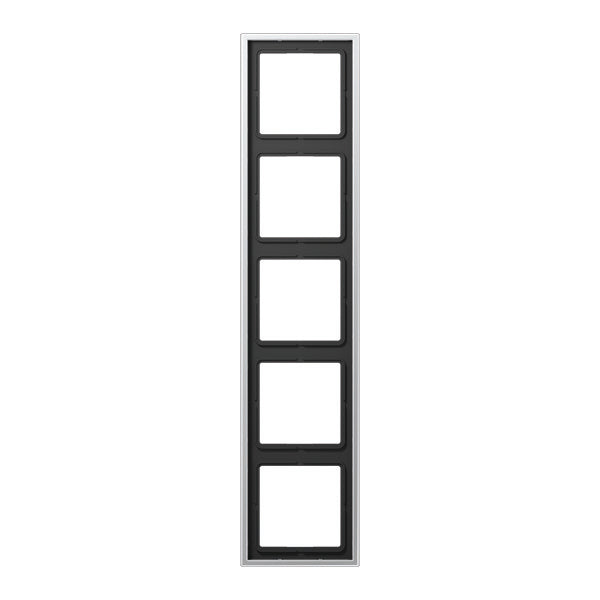Appareils de commutation à cadre de Recouvrement en Aluminium/acier/chrome de Jung - AL2985