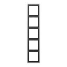 Appareils de commutation à cadre de Recouvrement en Aluminium/acier/chrome de Jung - AL2985