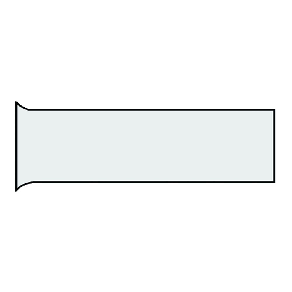 Ferrule De Fil Non Isolée 10mm² 20mm Longueur - 710145 [100 Pièces]
