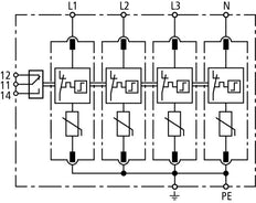 Protecteur de surtension secteur DEHN DEHNguard - 952405
