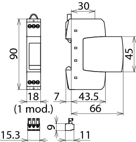 Protecteur de surtension DEHN DEHNrail - 953205