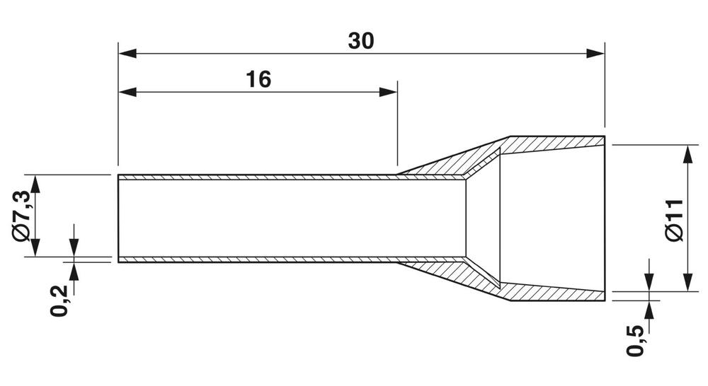 Phoenix Contact AI Wire End Sleeve - 3200577 [50 Pièces]