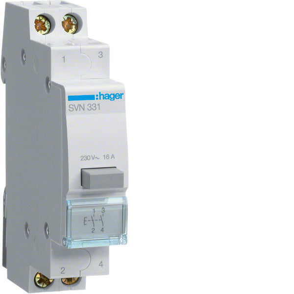 Hager Signal Modules & Pushbuttons Bouton Poussoir Modulaire - SVN331