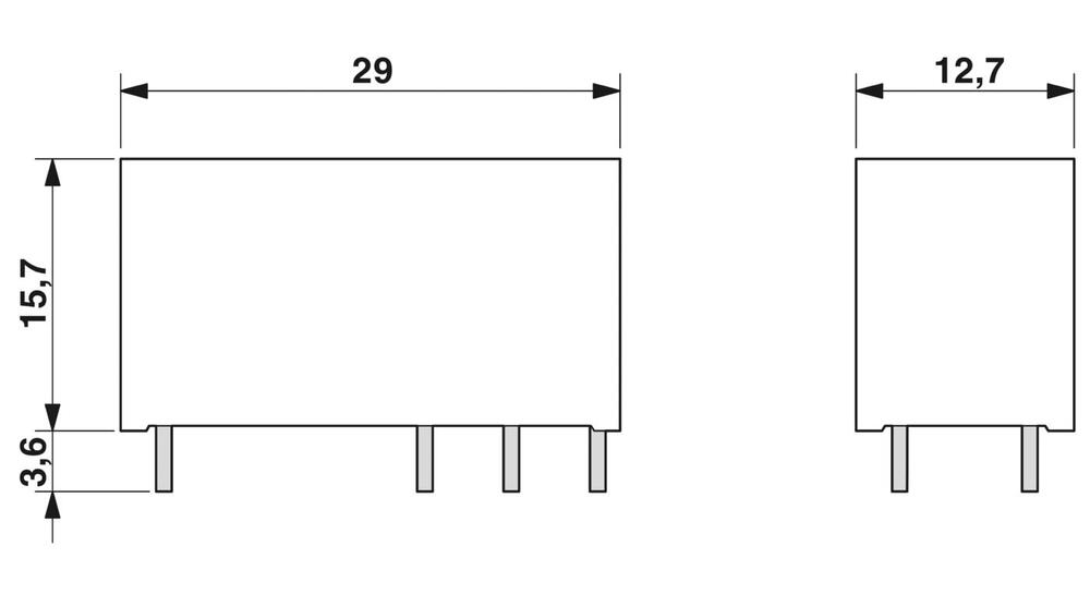 Phoenix Contact REL Relais auxiliaire - 2961312 [2 pièces]