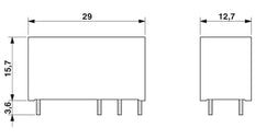 Phoenix Contact REL Relais auxiliaire - 2961312 [2 pièces]
