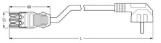 Wago Winsta Midi Cordon De Raccordement Installation De Bâtiment Ajustable - 771-9993/306-102