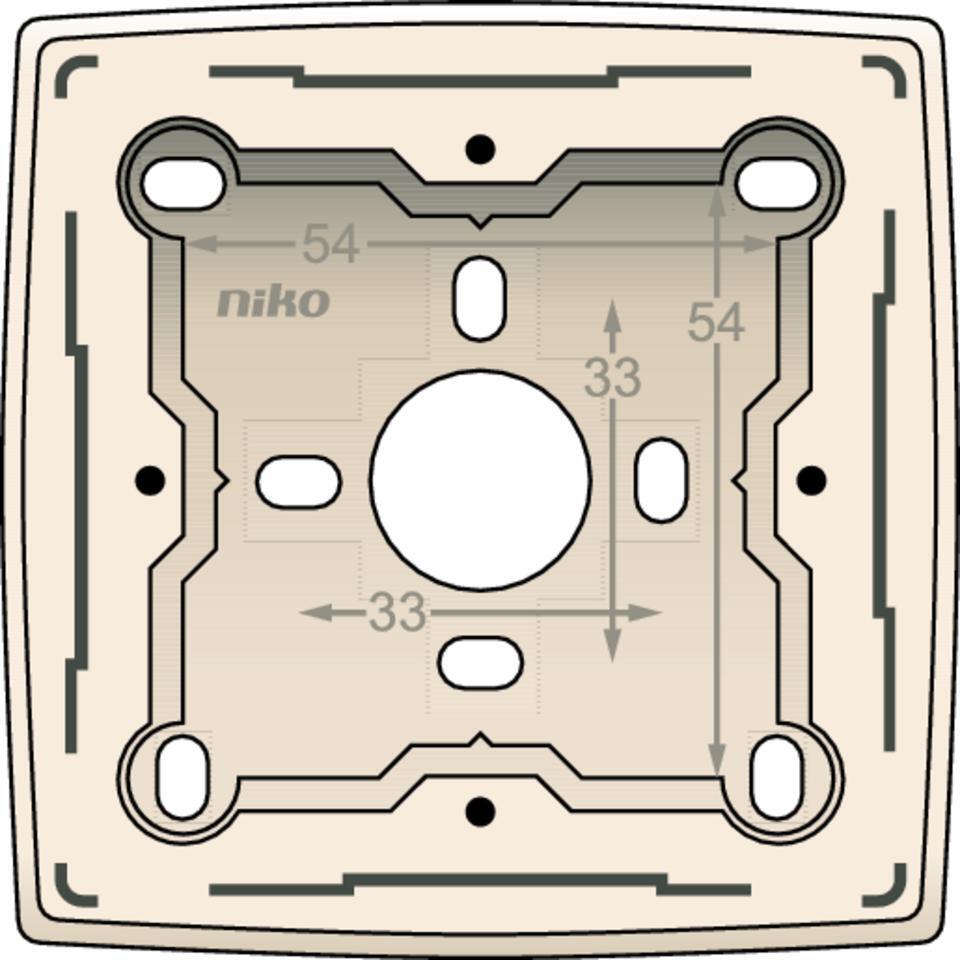 Niko Original Appareils de commutation en saillie - 100-77100