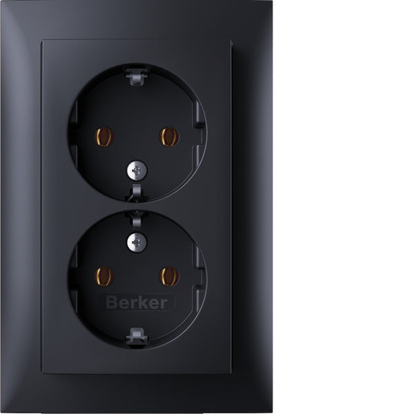 Hager Berker S.1 Wall Outlet (WCD Switchgear) - 47741606