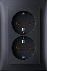 Hager Berker S.1 Wall Outlet (WCD Switchgear) - 47741606