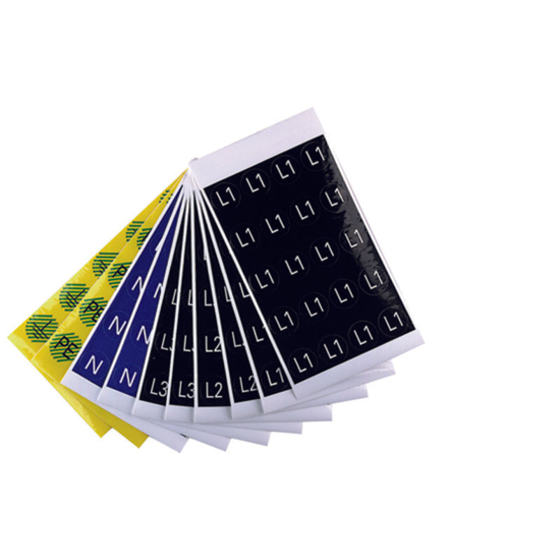 Weidmuller Étiquettes imprimées Feuille de Bande de Texte - 1707350006 [10 Pièces]