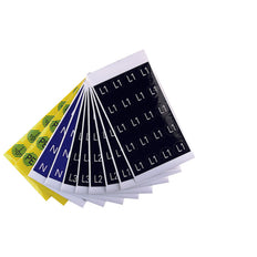 Weidmuller Étiquettes imprimées Feuille de Bande de Texte - 1707350006 [10 Pièces]