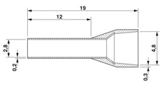 Phoenix Contact Wire End Sleeve - 3200959 [100 Pièces]