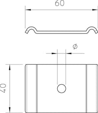 OBO GR-Magic Matériel de montage Système de support de câble - 6015263 [50 pièces]