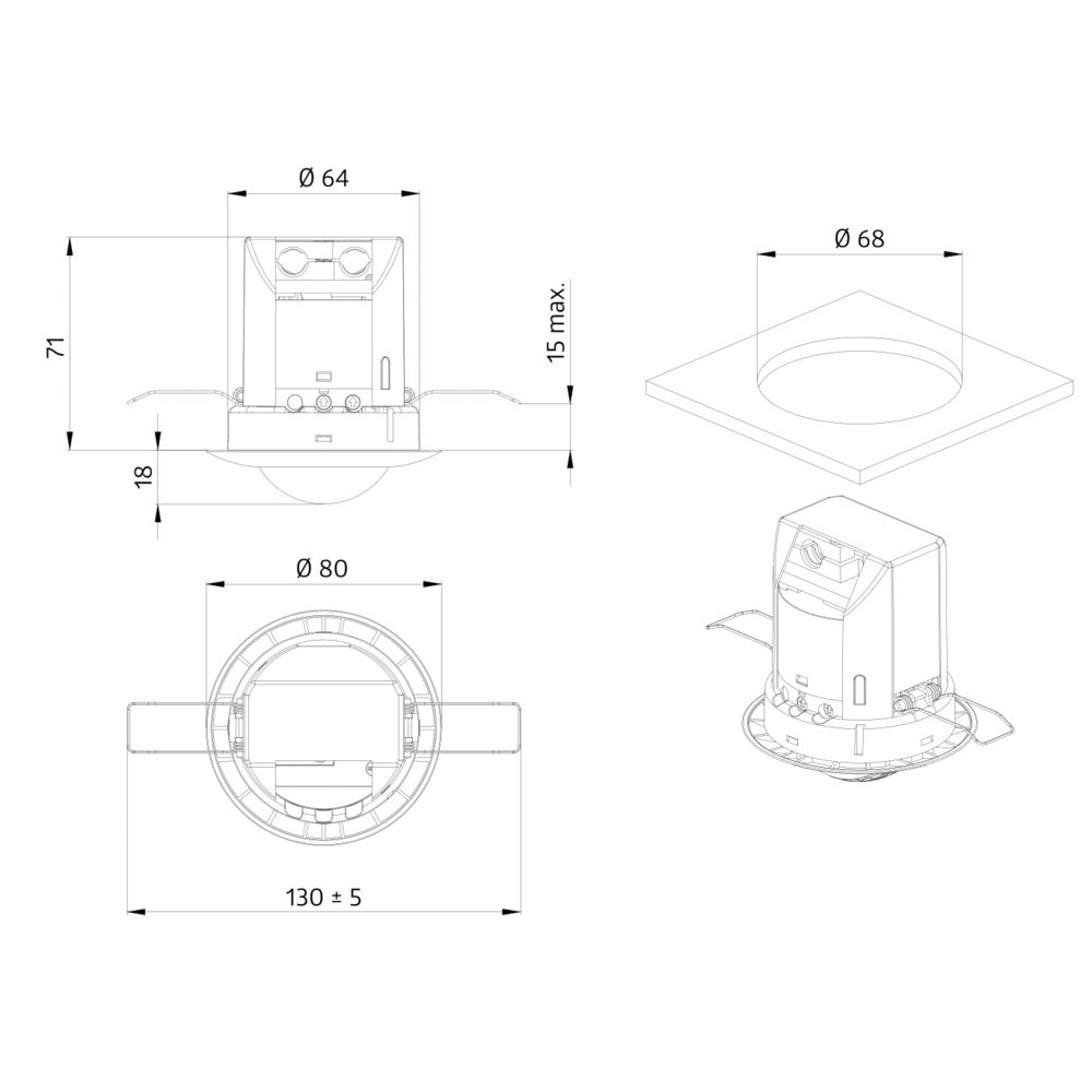 Interrupteur De Mouvement BEG Luxomat (complet) - 92565