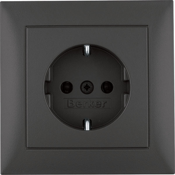 Hager Berker S.1/B.3/B.7 Wall Outlet (WCD Switchgear) - 47429949