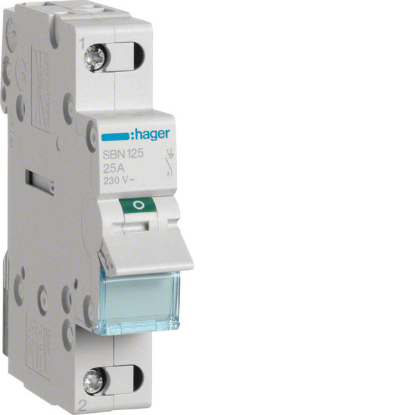 Hager SBN Interrupteur encastré Modulaire - SBN125
