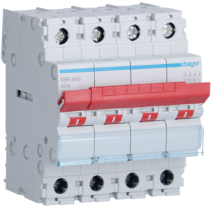Hager SBR Interrupteur encastré Modulaire - SBR440