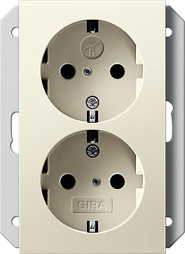 Gira System 55 Wall Socket Outlet (WCD Switchgear) - 273101