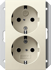 Gira System 55 Wall Socket Outlet (WCD Switchgear) - 273101