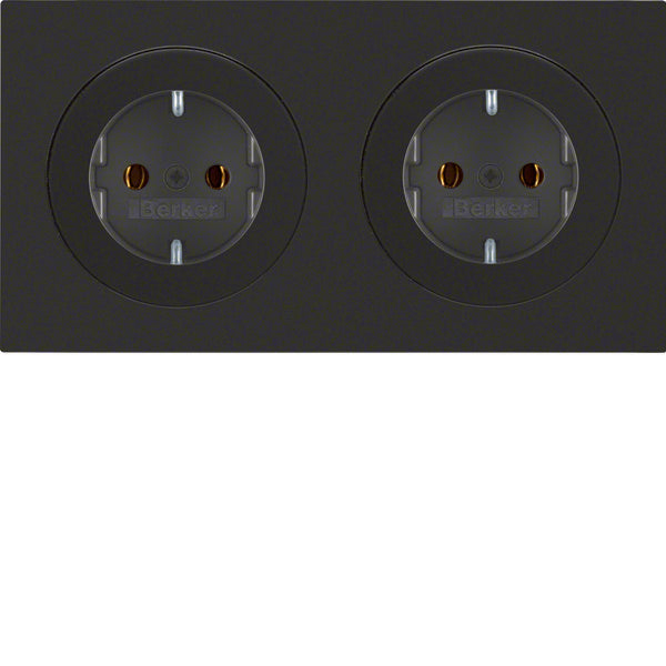 Hager Berker R.1/R.3 Wall Socket Outlet (WCD Switchgear) - 47202045