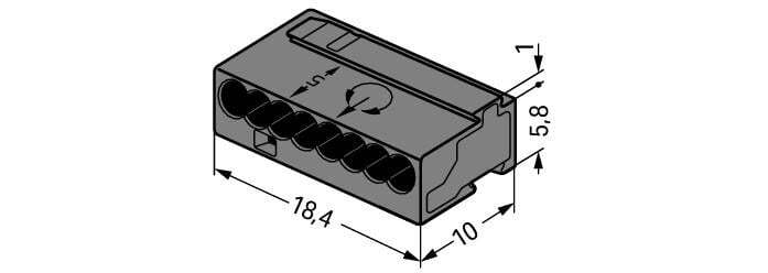 Pince à Souder Wago Micro - 243-208 [50 Pièces]