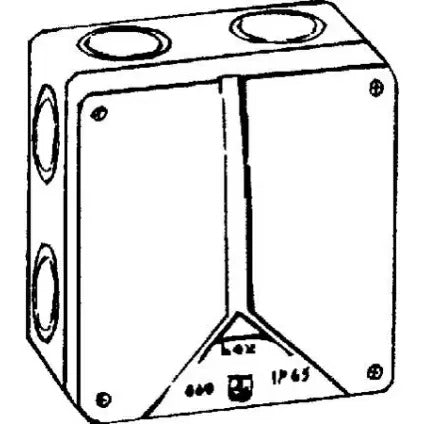 Spelsberg Abox Surface mounted Wall/Ceiling Box - 80490701