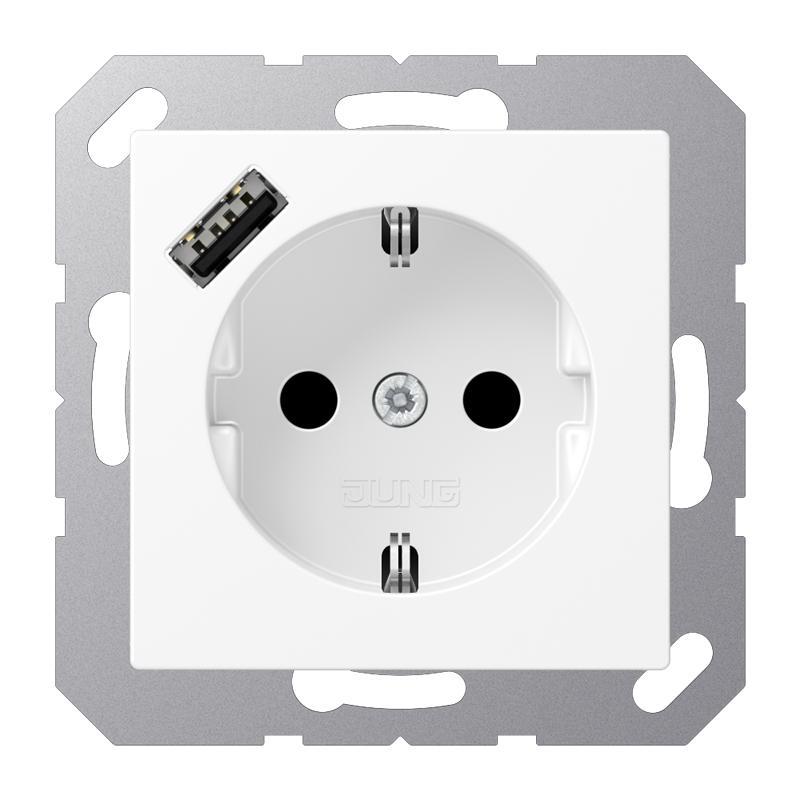 Jung A RANGE Wall Outlet (WCD Switchgear) - A1520-18AWWM